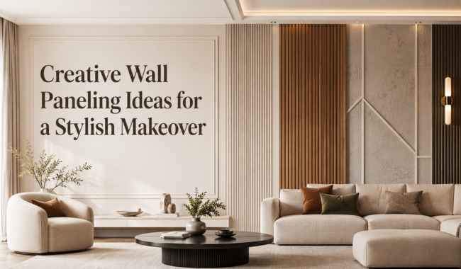 Creative Wall Paneling Ideas for a Stylish Makeover